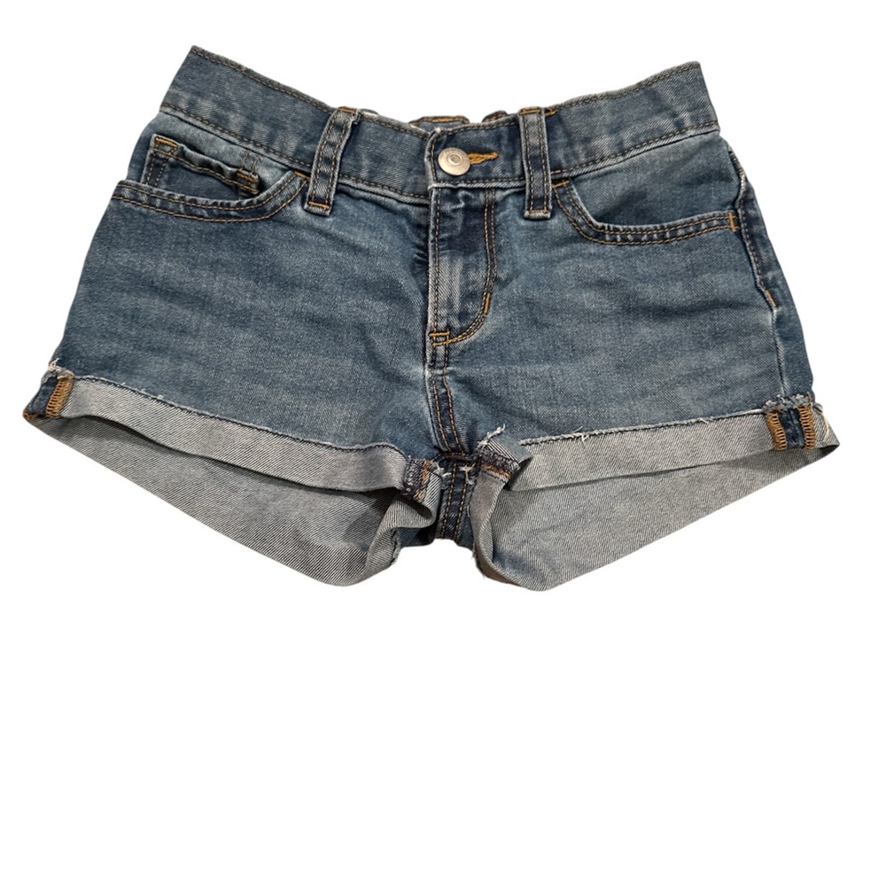Old Navy Blue Shorts with Distressed Details